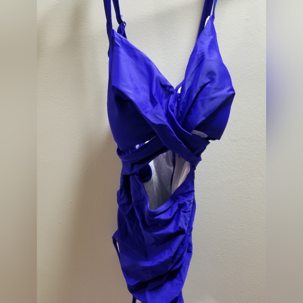 2/$25 Royal Blue One-Piece Swimsuit